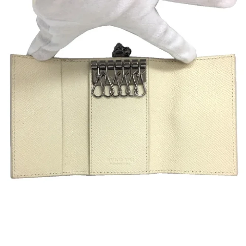 Bvlgari Vintage Pre-owned Leather key-holders Green Dames