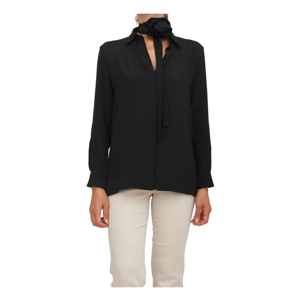 Marella Women's Black Cabiria Shirt - Shirts - Xl - Blouses & Shirts