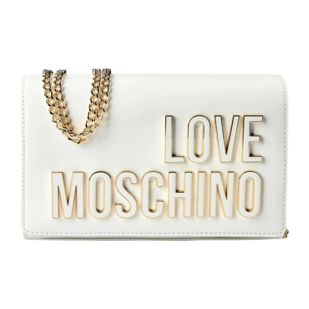 Love Moschino Women's White Cross Body Bags, One Size, Ke1 Crossbody Bag