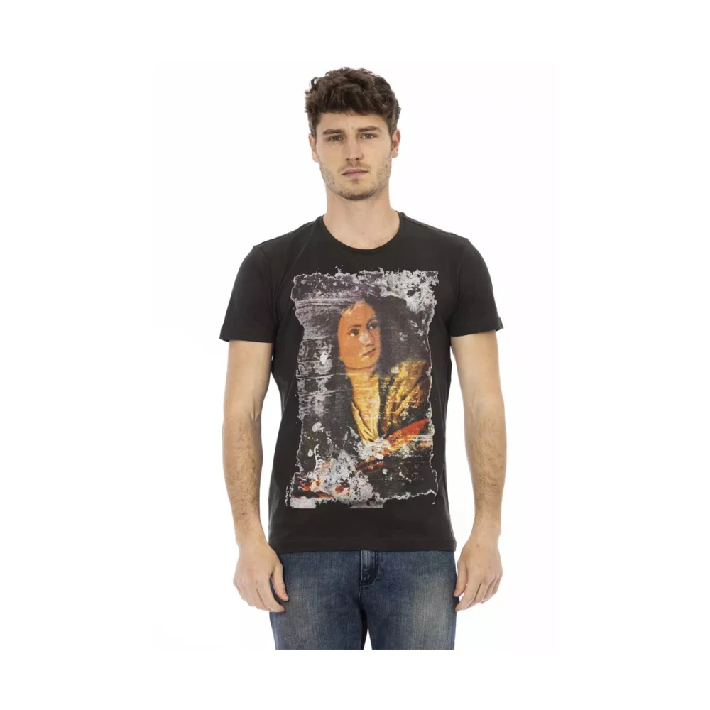 Trussardi Uomo Nero - Action T-Shirt - Tops - 2XL