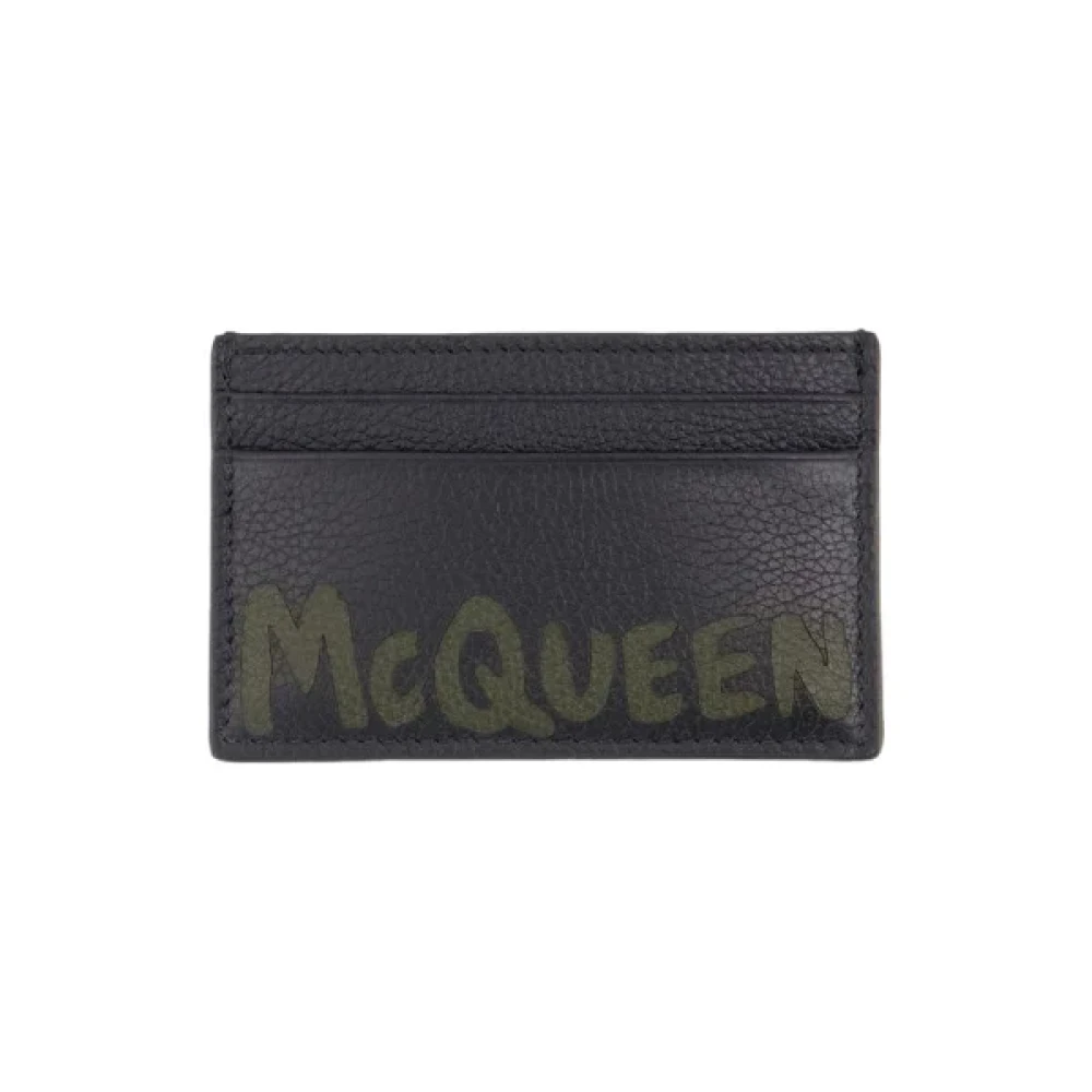 Alexander mcqueen Leather wallets Black Heren