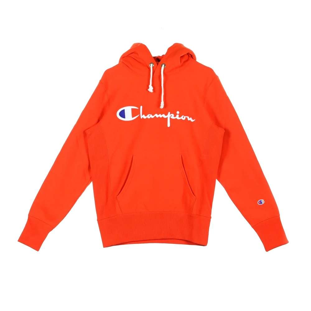 Champion Orange Hoodie för Män Orange, Herr