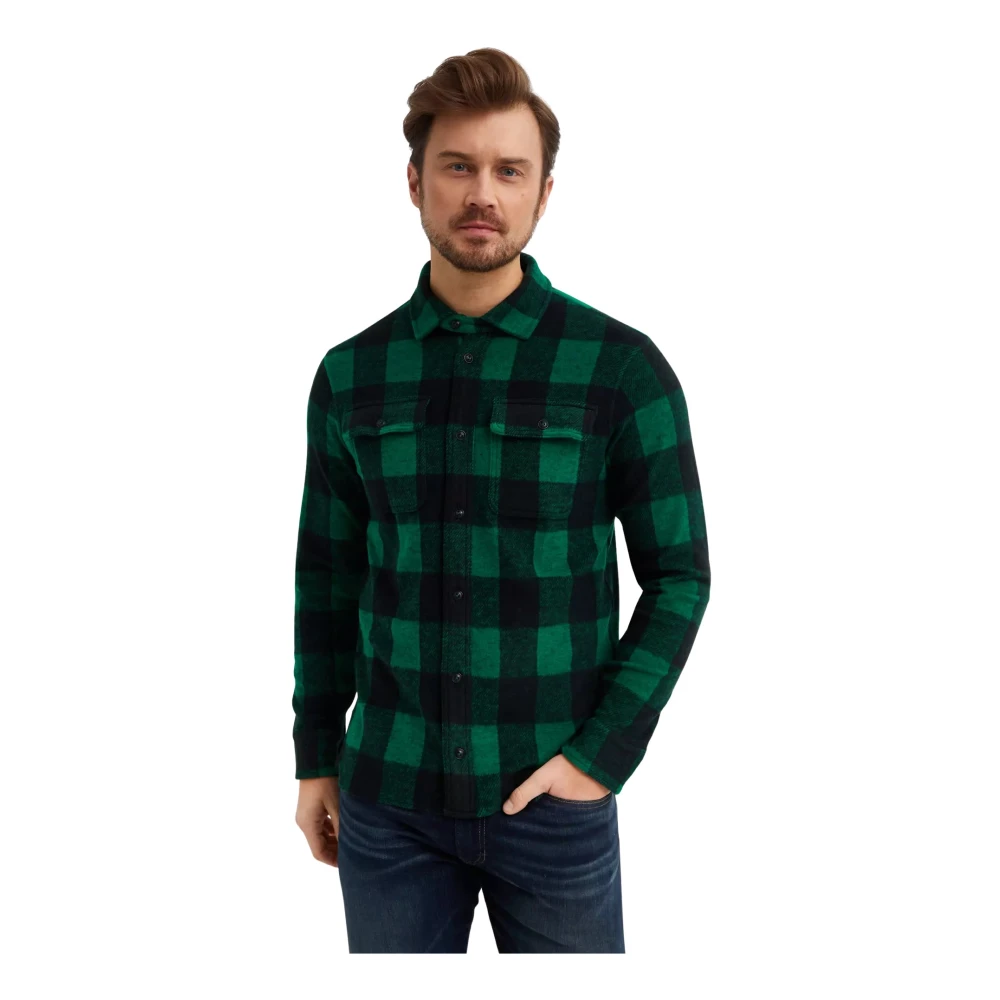 Ralph Lauren Groen geruite overhemd Green Heren