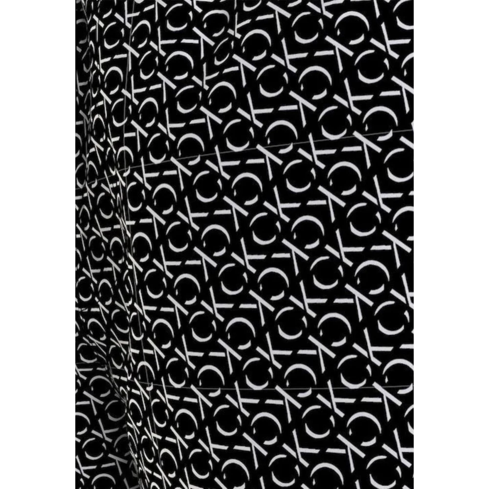 Calvin Klein Heren Print Kostuum met Koord Black Heren