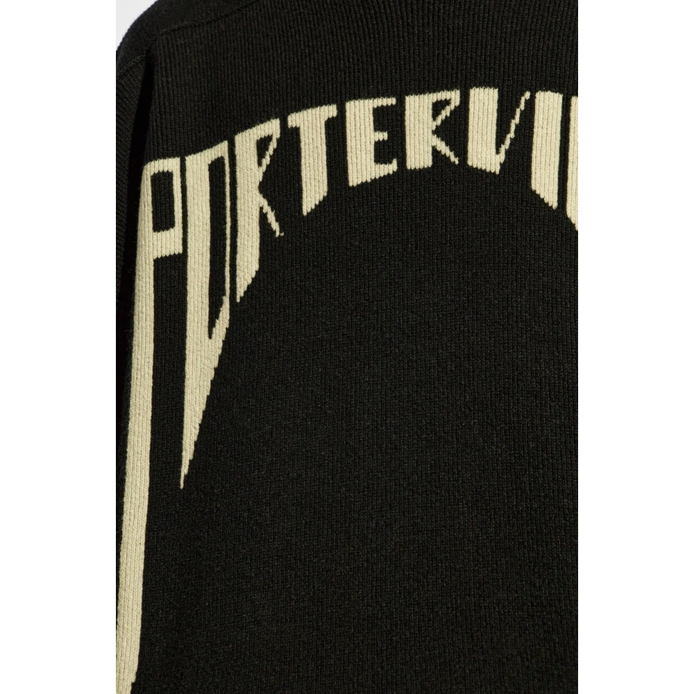 Rick Owens Porterville Sweater Black Heren