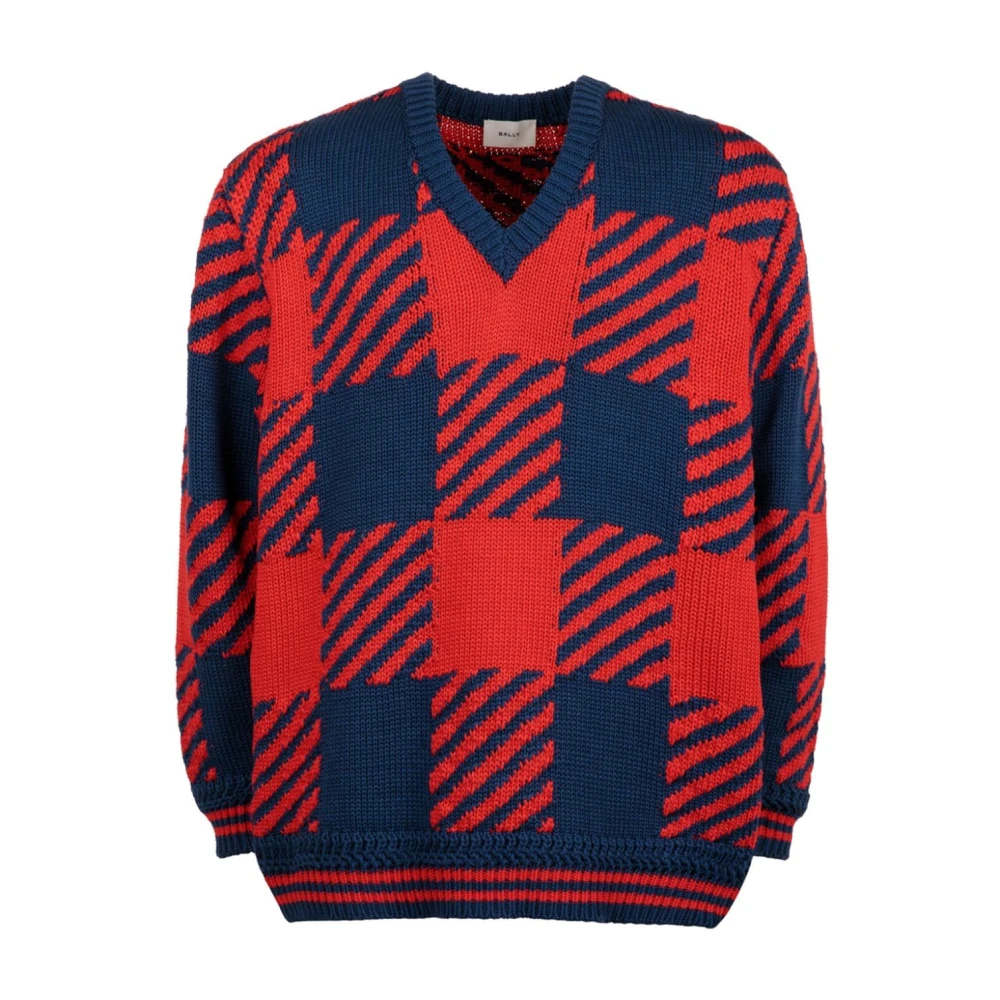 Bally V-hals Knitwear Multicolor Heren