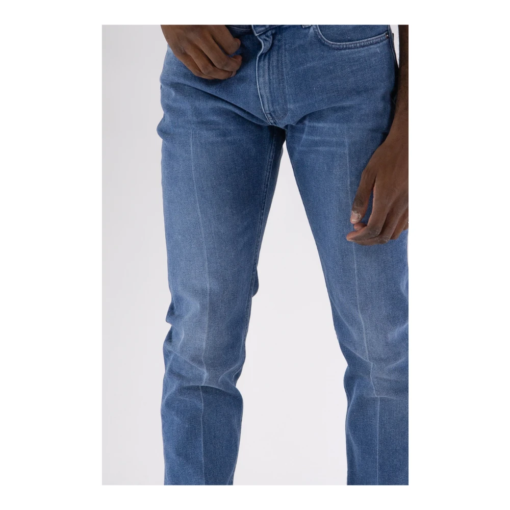 Versace Slim-fit Denim Jeans Blue Heren