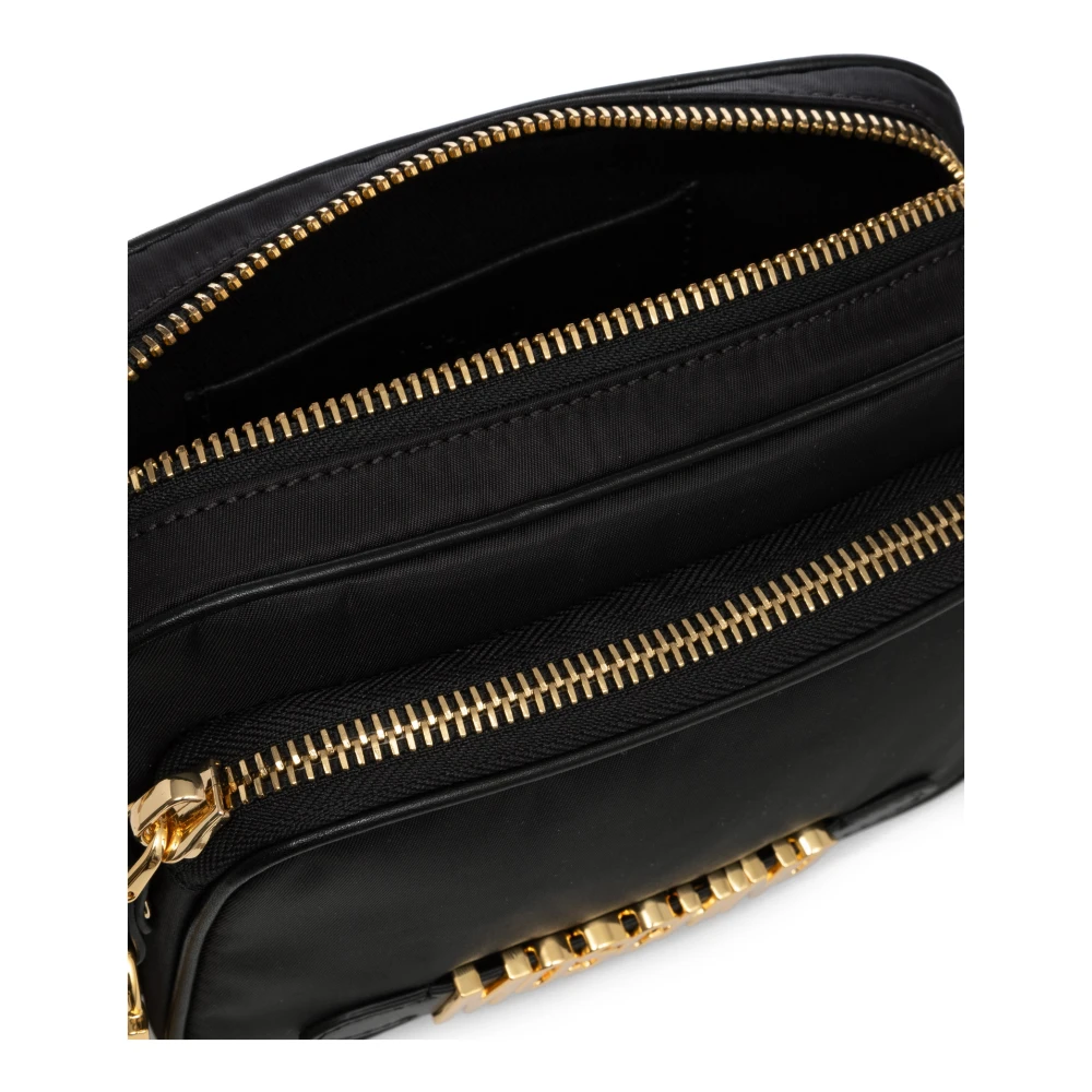 Moschino Stijlvolle Crossbody Tas met Verstelbare Band Black Dames