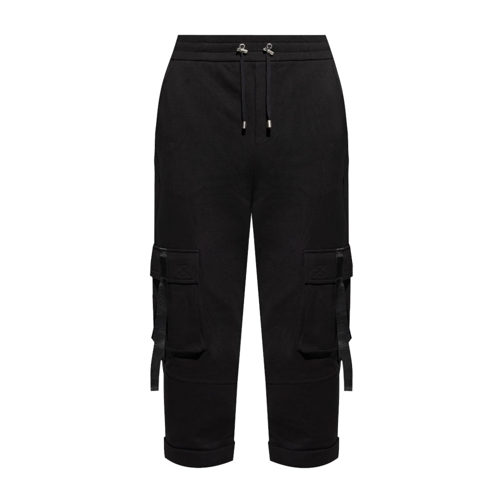 Balmain Sweatpants type cargo door Black Heren