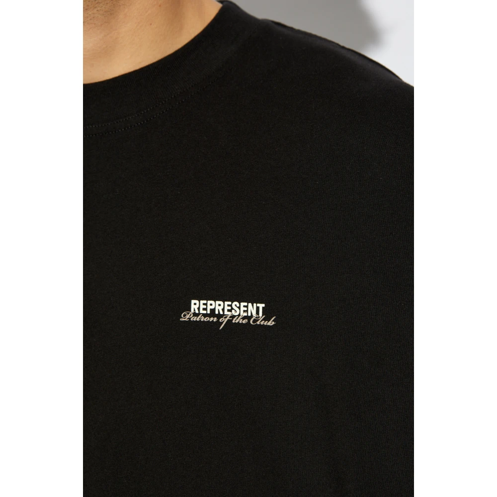 Represent Patron Of The Club T-Shirt Black Heren