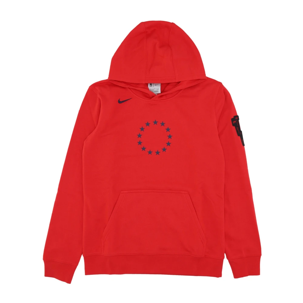 Nike NBA Streetwear Fleece Hoodie Red Heren