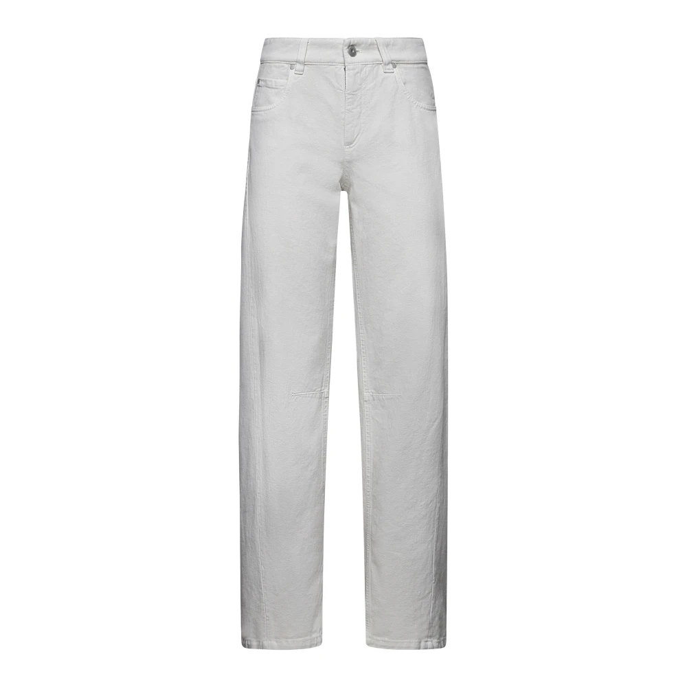 BRUNELLO CUCINELLI Witte Broek Elegante Stijl White Dames