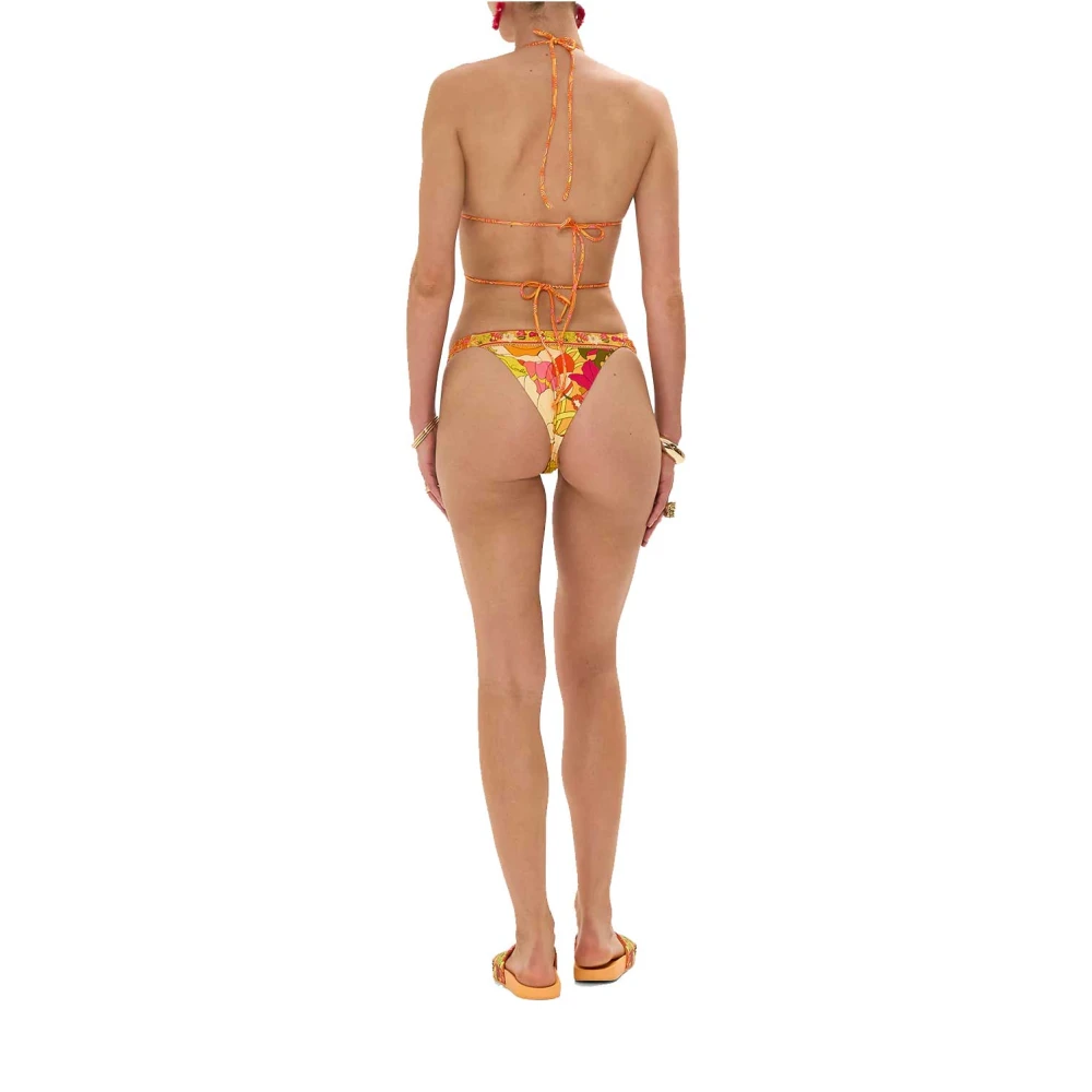 Camilla Retro Bloemen Bikini Broekjes Multicolor Dames