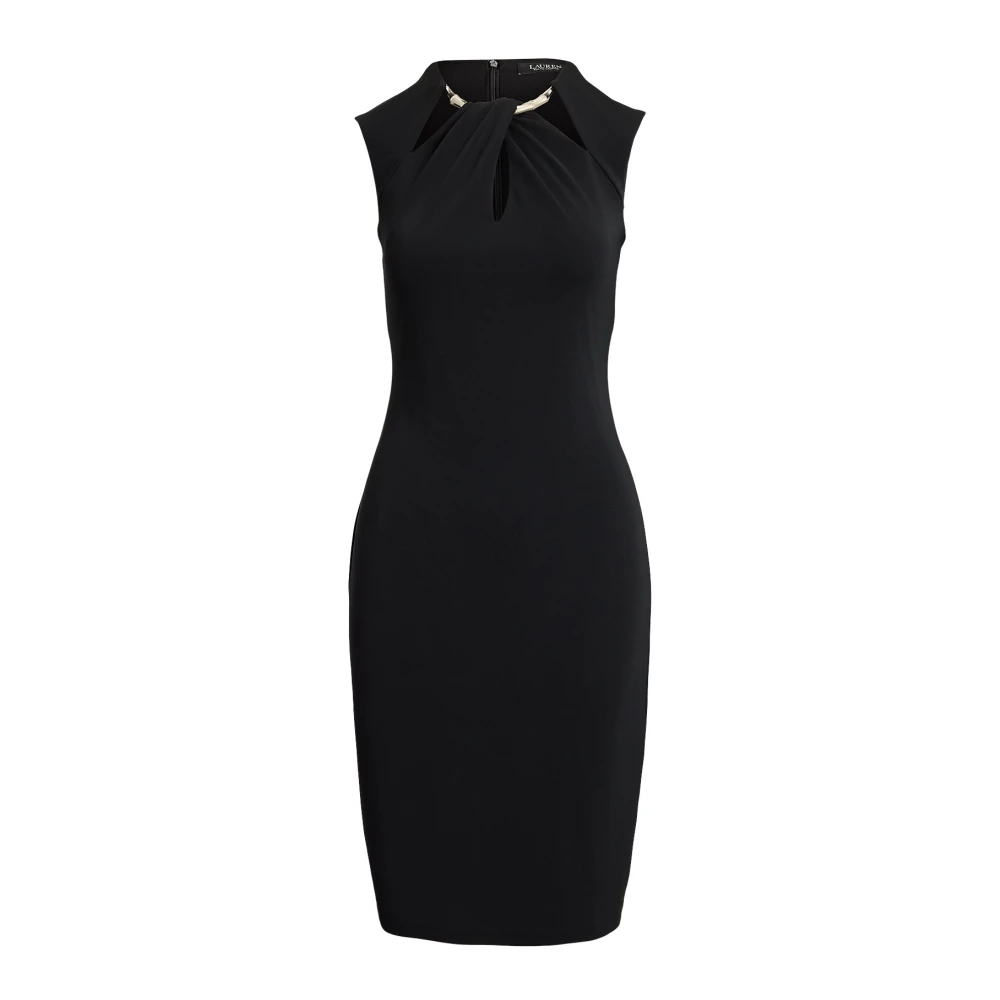 Ralph Lauren Women's Black Midi Dress