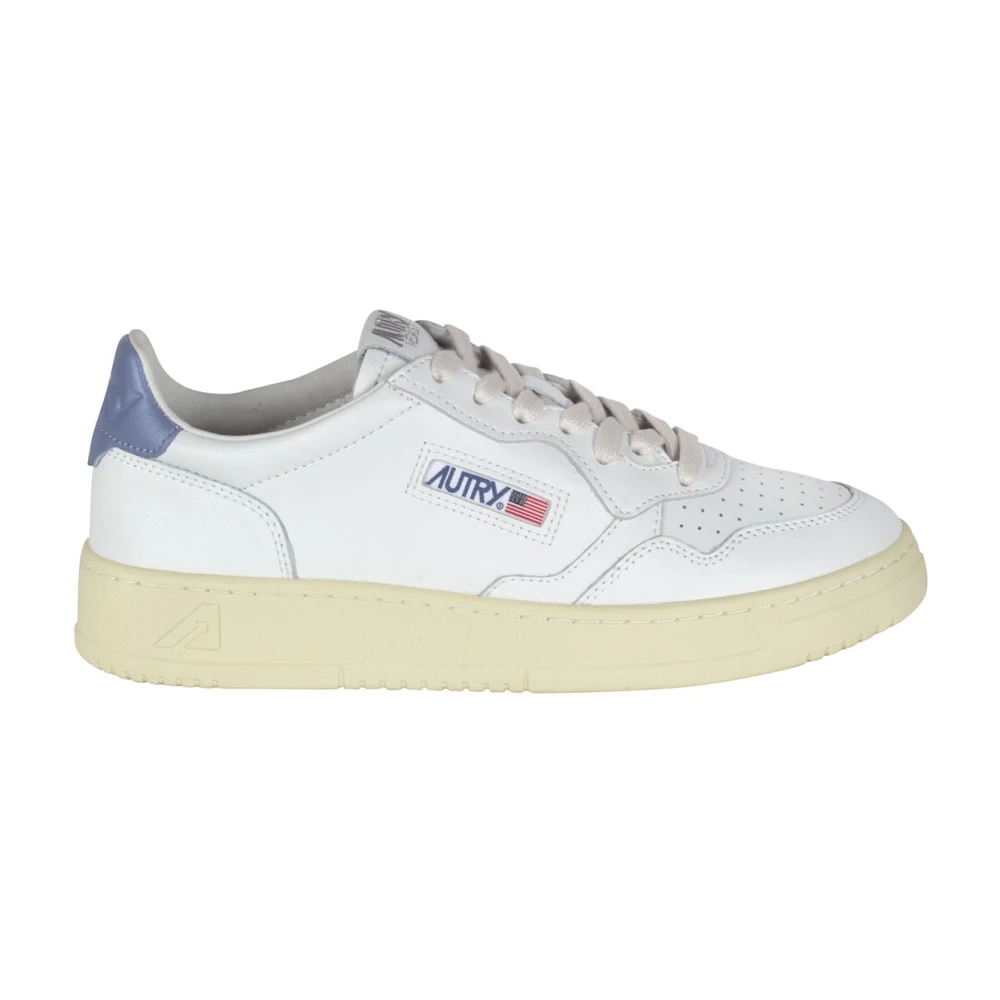 Autry Leren Sneakers met Geborduurd Logo Dames Schoenen Wit