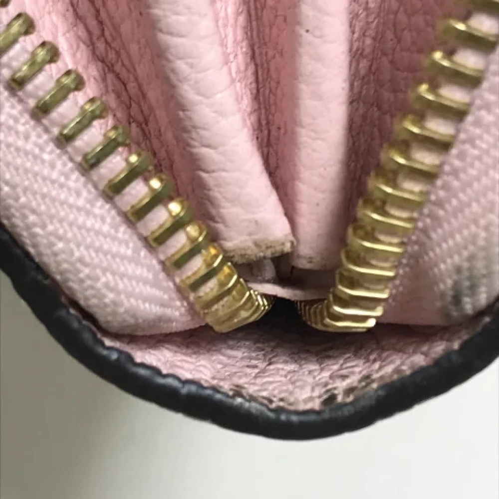 Louis Vuitton Vintage Pre-owned Leather wallets Pink Dames
