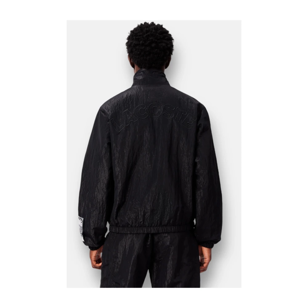Lacoste Waterafstotende Sportsuit Jas Black Heren