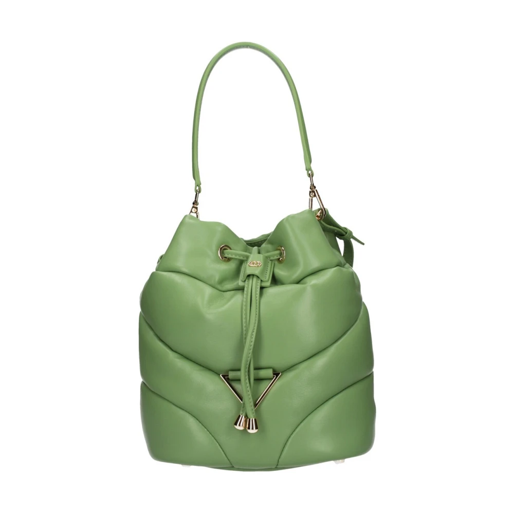 La Carrie Soft Ginger Bucket Tas in Ivoor Green Dames