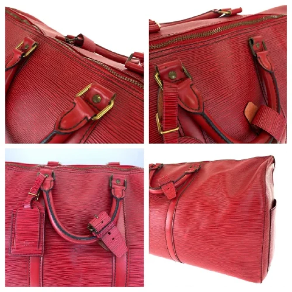 Louis Vuitton Vintage Pre-owned Leather louis-vuitton-bags Red Heren