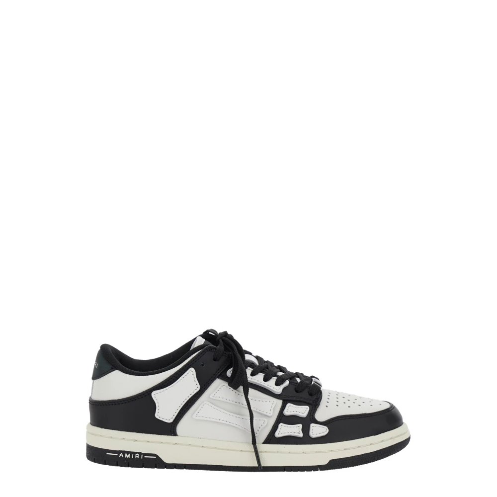 Amiri Zwarte lage top sneakers met geperforeerde neus Black Dames