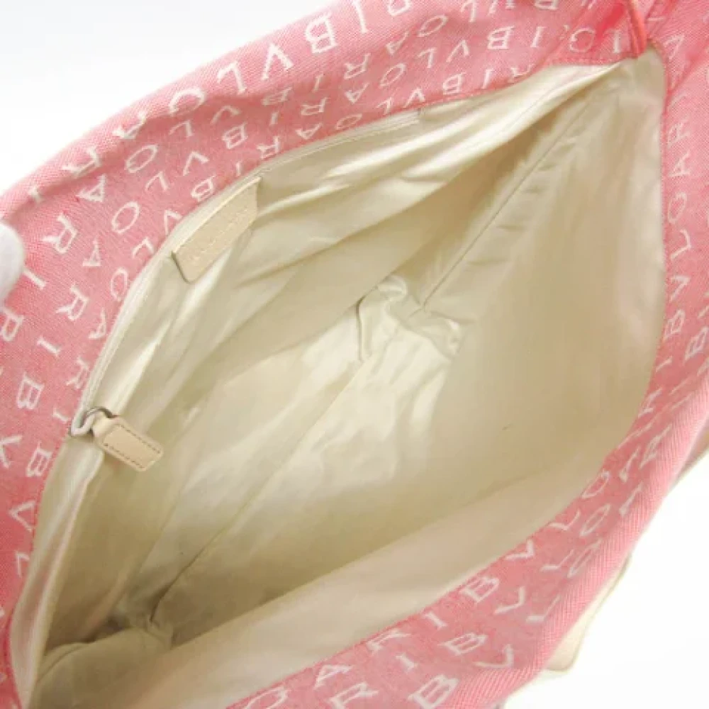 Bvlgari Vintage Pre-owned Canvas totes Pink Dames