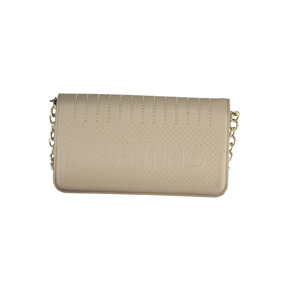 Valentino by Mario Valentino Beige Handväska med Justerbar Kedja Beige, Dam