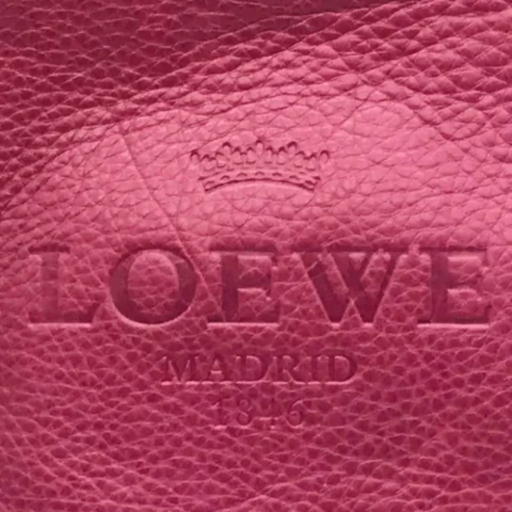 Loewe Pre-owned Fabric shoulder-bags Pink Dames
