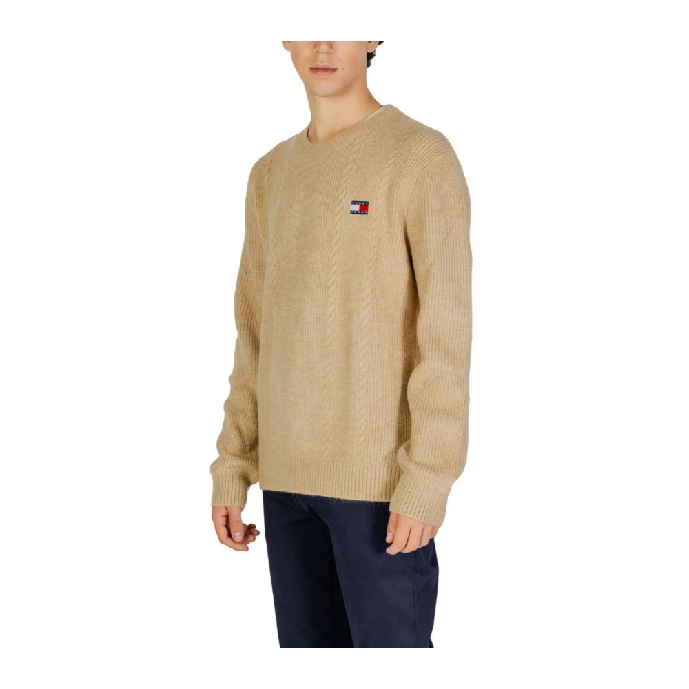 Tommy Jeans Gebreide Trui Collectie Yellow Heren