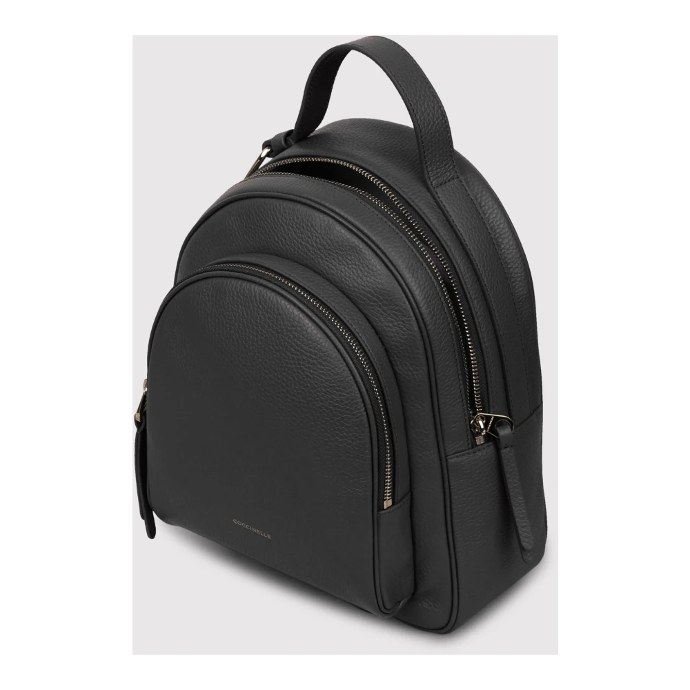 Coccinelle Rugzak van Korrelleer met Ritssluiting Black Dames