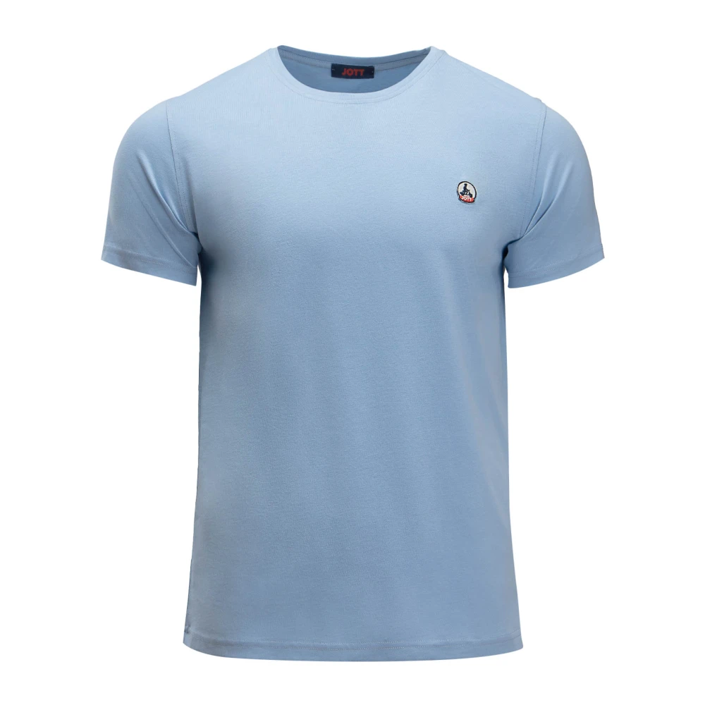 Jott Heren T-shirt Pietro Blauw Regular Fit Blue Heren