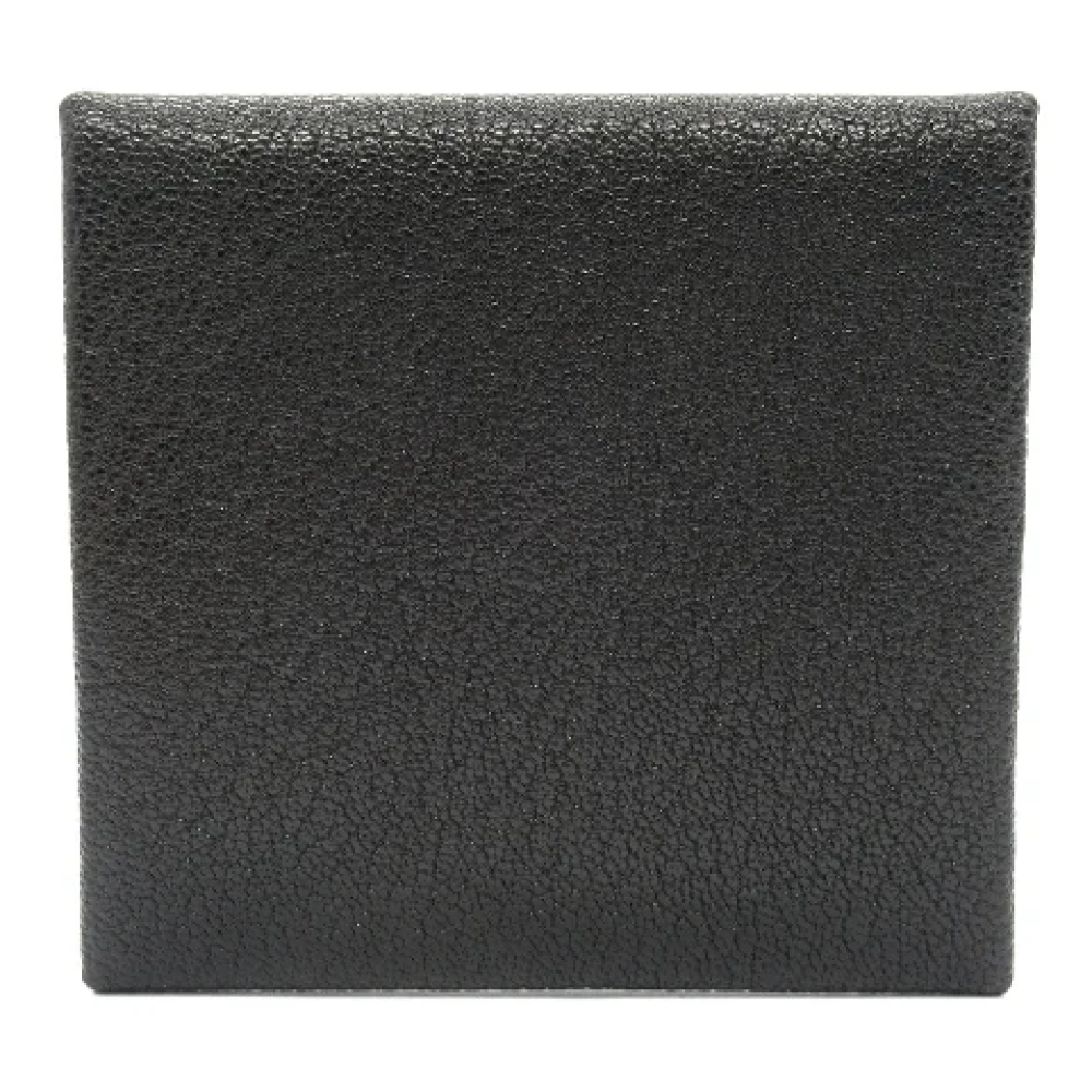 Hermès Vintage Pre-owned Leather wallets Black Dames