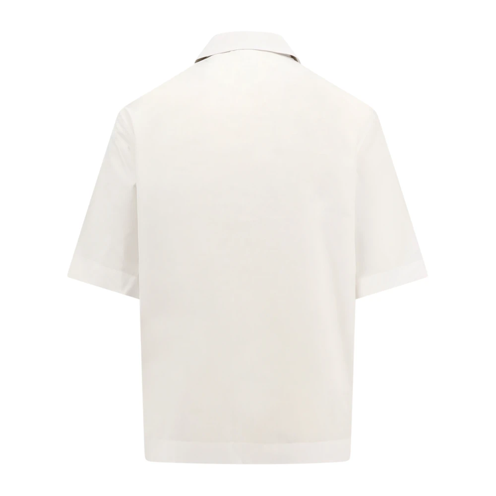 Givenchy Witte Button-Up Overhemd met Print White Heren