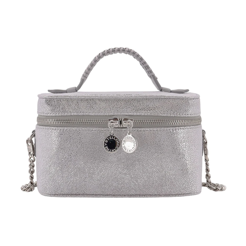 Stella Mccartney Women's Gray Zip-Fastening Make-Up Bag