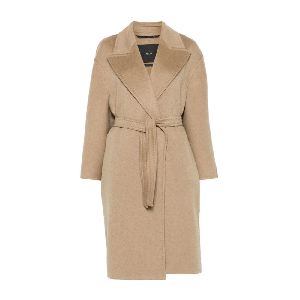 Max Mara Stijlvolle Kamelenjas voor Vrouwen Brown Dames