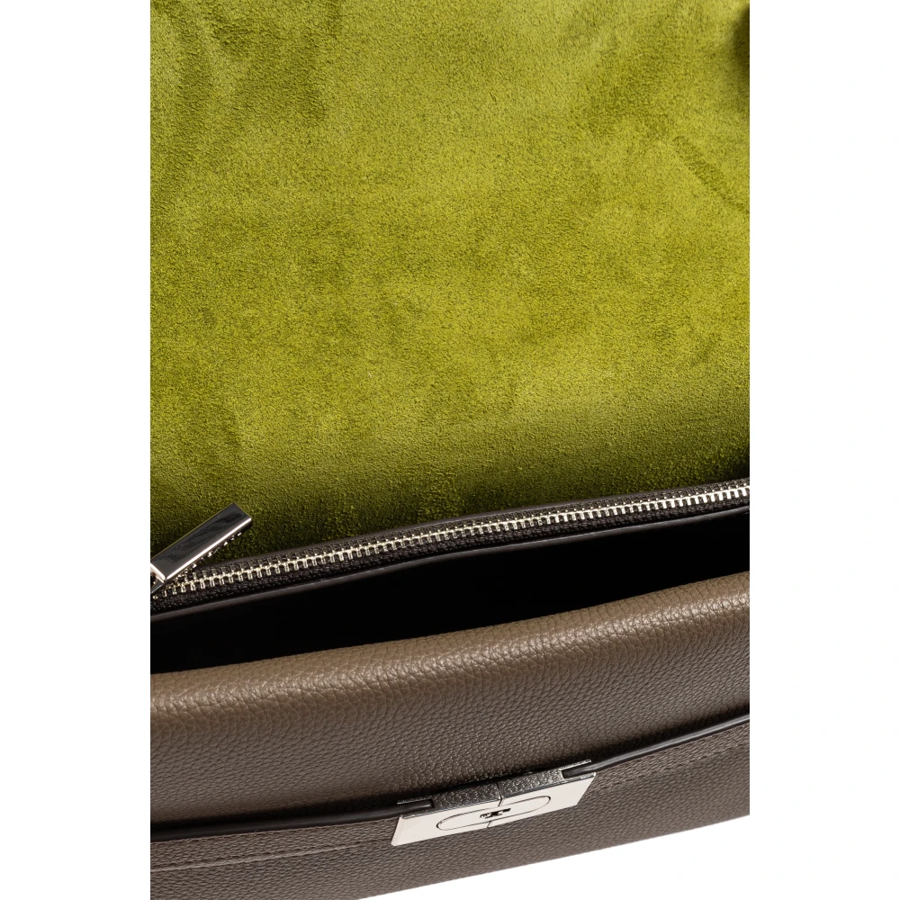 TORY BURCH Schoudertas Lee Radziwill Brown Dames