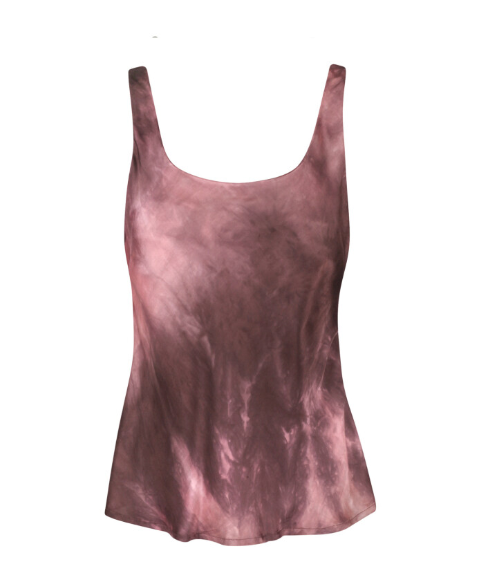 top-en-satin-col-rond-sans-manches