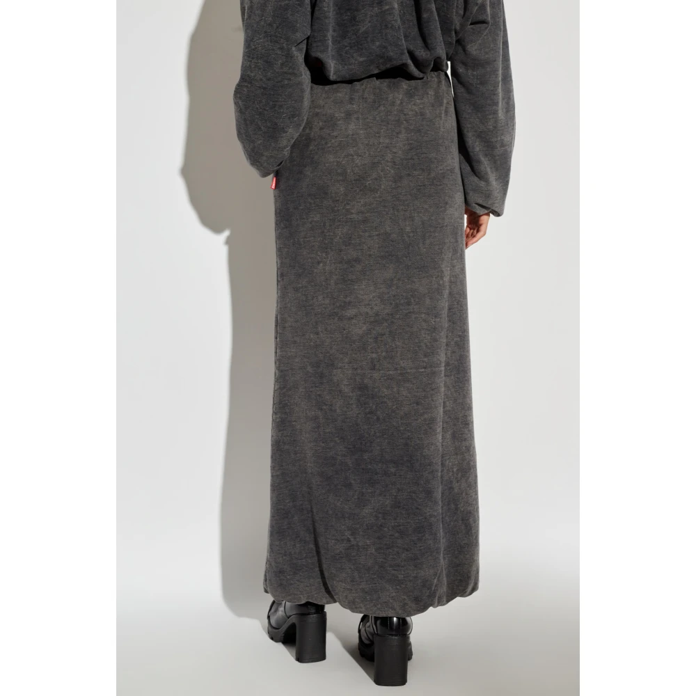 Diesel Katoenen rok O-Tulip Gray Dames