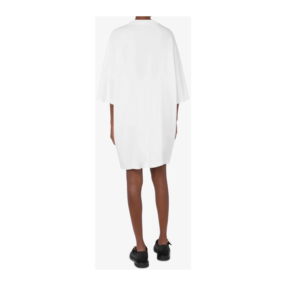 Moschino Elegante Jurken Collectie White Dames