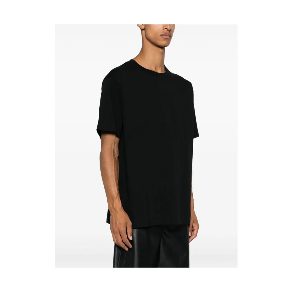 Gcds Zwart Grafisch Print T-shirt met Ronde Hals Black Heren