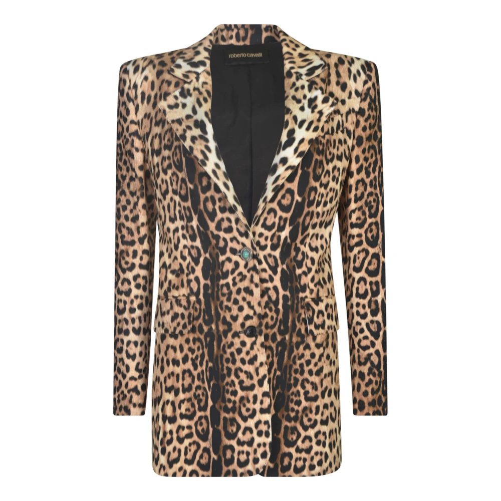 Roberto Cavalli Natural Coats Beige Dames