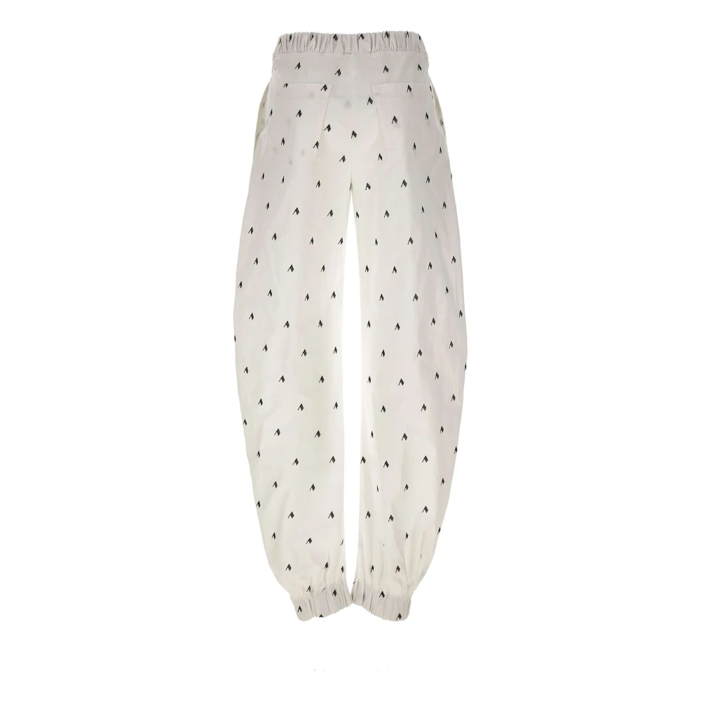 The Attico Stijlvolle witte sweatpants White Dames