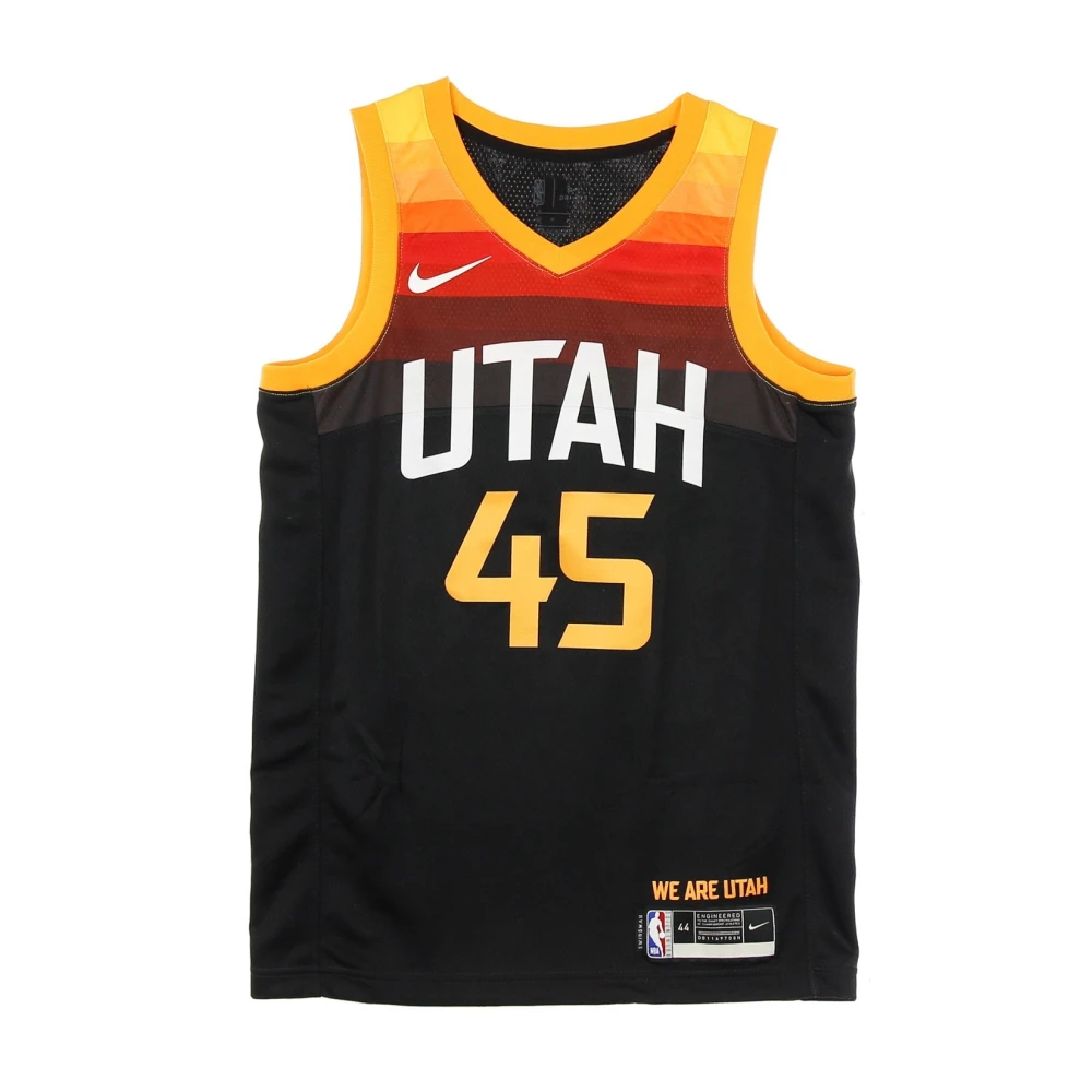 Nike Basketbal Tank Top Swingman Jersey City Edition Black Heren