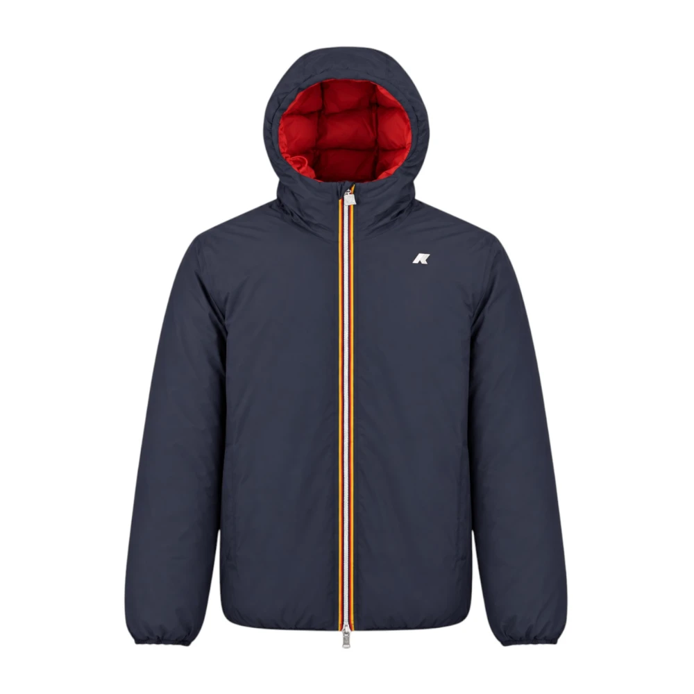 K-Way Uomo Blu Giacche, 2XL, New,