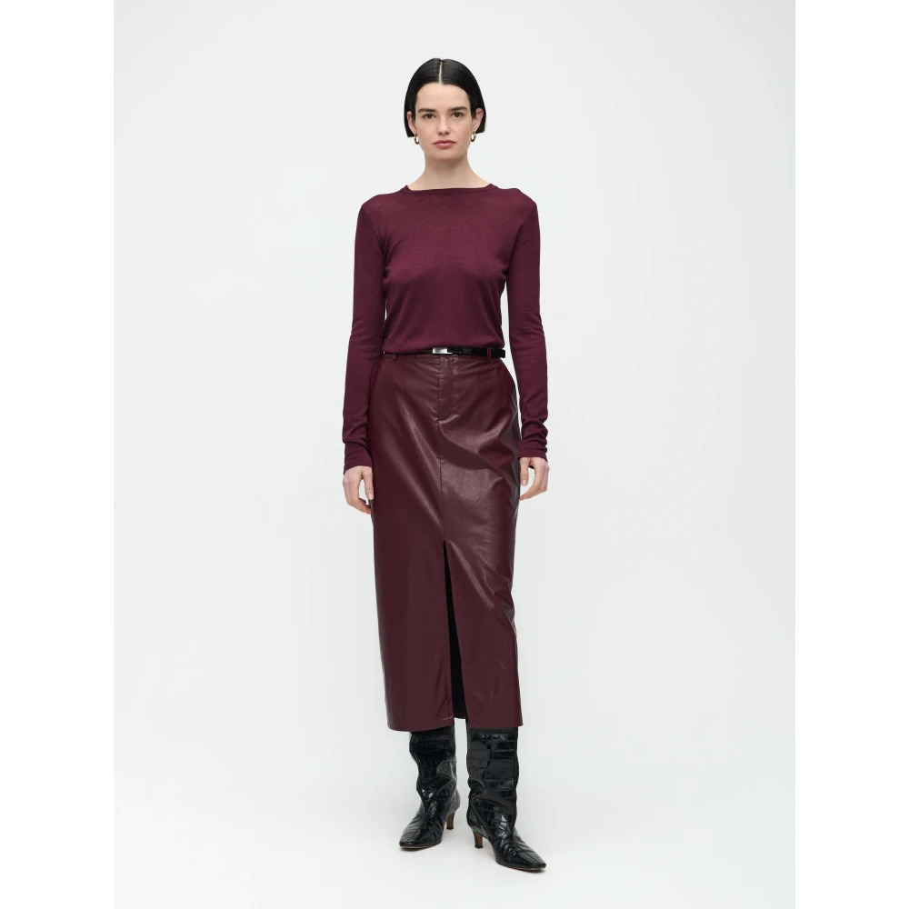 Jane Lushka Katherine Pu Pullover Red Dames