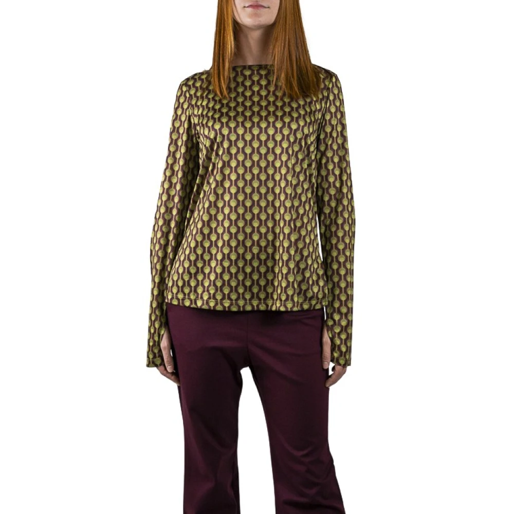 Maliparmi Frieze T-Shirt Aw23 Green Dames
