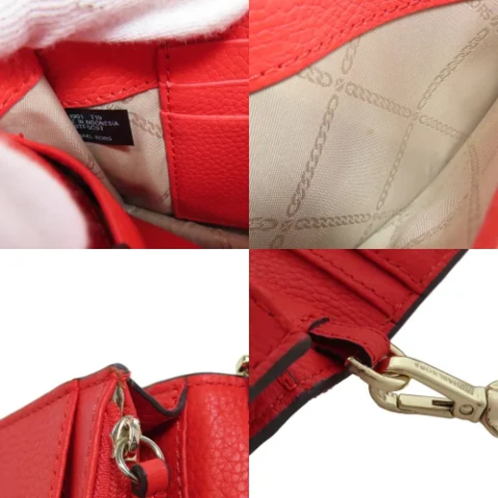 Michael Kors Pre-owned Leather wallets Red Dames
