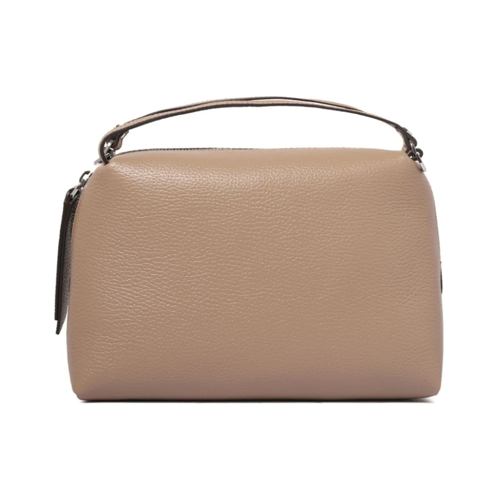 Gianni Chiarini Amandel Beige Leren Handtas Toprits Beige Dames