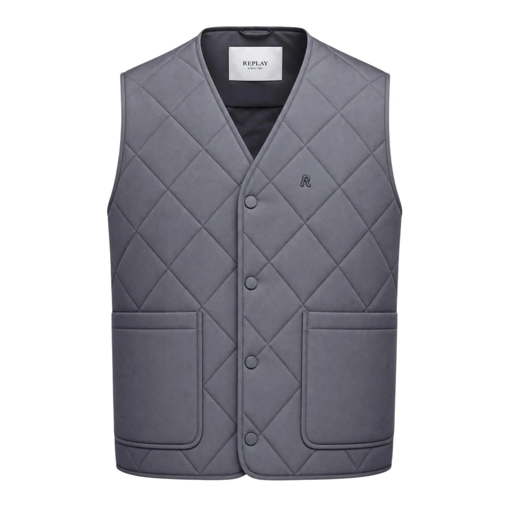 Replay Uomo Grigio Giacche, M, New,