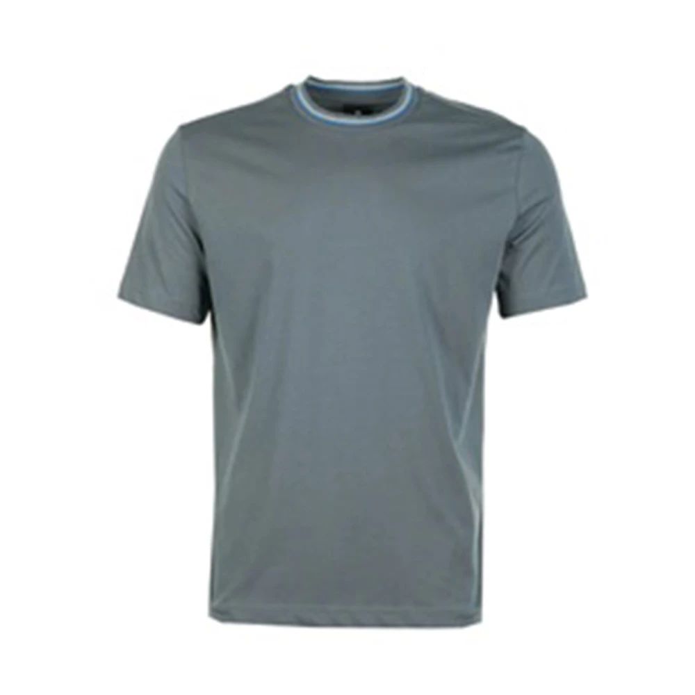 Paul Smith Men's Gray T-Shirts, M, Casual Fit Short Sleeve T Shirt