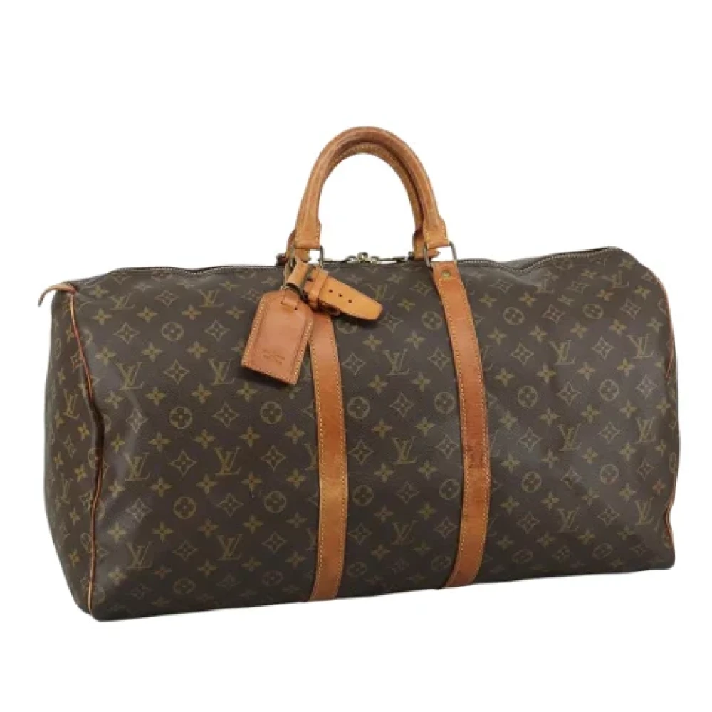 Louis Vuitton Vintage Pre-owned Canvas travel-bags Brown Dames